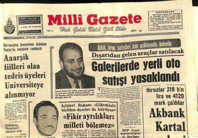 Milli Gazete Gazetesi 2 Mart 1974 - Haşhaş Ekiminin Kontrol Altında Yapılması İstendi GZ98733 - 1