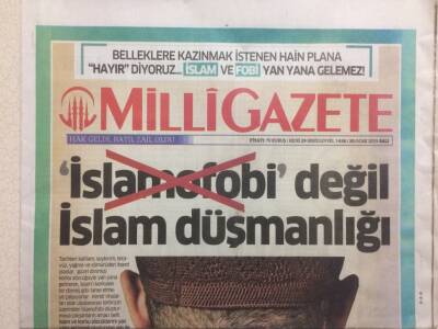 Milli Gazete Gazetesi 20 Ocak 2015 - İslamafobi Değil İslam Düşmanlığı GZ29596 - 1