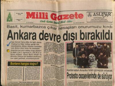Milli Gazete Gazetesi 22 Şubat 1991 - Kaddafi İntikama İzin Yok GZ62956 - 1