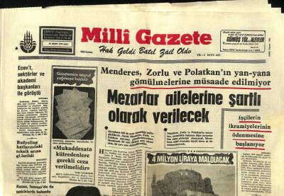 Milli Gazete Gazetesi 26 Mart 1974 - Rizede Modern Ekmek Fabrikası Açılıyor - Ecevit , Sektörler Ve Akademi Başkanları İle Görüştü GZ98571 - 1