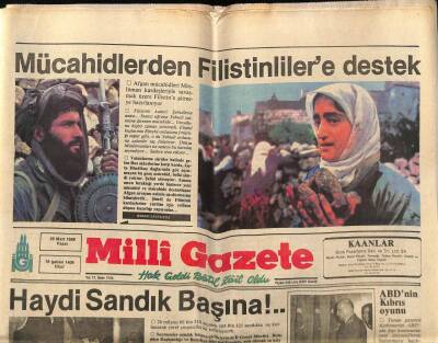 Milli Gazete Gazetesi 26 Mart 1989 - Yugoslavyada Zulüm Var !... GZ62953 - 2