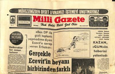 Milli Gazete Gazetesi 27 Eylül 1974 - Fiskobirlik 45 Milyon Kilo Fındık Satın Aldı GZ98755 - 1