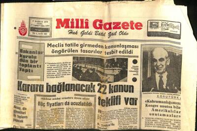 Milli Gazete Gazetesi 27 Haziran 1975 - K.T.Üdeki Çatışmada Yedi Öğrenci Yaralandı GZ98651 - 1