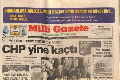 Milli Gazete Gazetesi 27 Haziran 1979 - Sümerbank Bozöyük Seramik Sanayiinin Kuruluş Yıldönümü Dansözlerle Kutlandı GZ98323 - 1