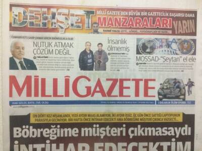 Milli Gazete Gazetesi 29 Ekim 2013 - Başörtüsü Yobazları GZ29620 - 1