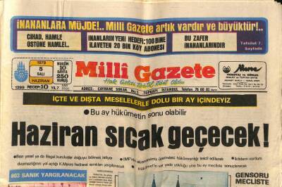 Milli Gazete Gazetesi 5 Haziran 1979 - Benzin Yokluğu Nedeniyle İstanbulda 16 Bin Taksi Ve Dolmuşun Ancak Yarısı Çalışıyor GZ98349 - 1