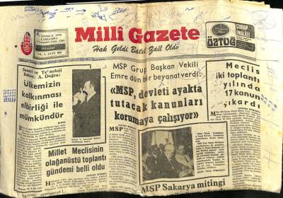 Milli Gazete Gazetesi 9 Temmuz 1975 - Kıbrıs Türk Federe Devleti İle Libya Arasında Resmi Görüşmeler Dün Başladı GZ98582 - 1