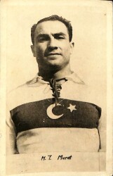 Milli Takım Oyuncusu Murat Orjinal Eski Fotokart KRT12251 - Gökçekoleksiyon