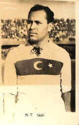 Milli Takım Oyuncusu Vedii Orjinal Fotokart KRT12243 - Gökçekoleksiyon