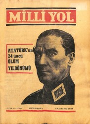 Milli Yol Sayı 41 9 Kasım 1962 - Atatürk ün 24. Ölüm Yıldönümü NDR82392 - Gökçekoleksiyon