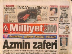Milliyet 2000 Gazetesi 14 Mayıs 2000 - Emrah'ı Korkutan Karar - İNKA'nın Çöküşü GZ157581 - Gökçekoleksiyon