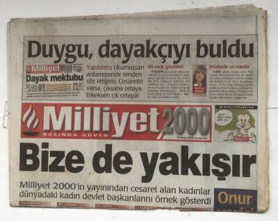 Milliyet 2000 Gazetesi 15 Nisan 2000 - Murat Bilican Ortaya Çıktı GZ8490 - 1