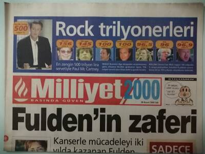 Milliyet 2000 Gazetesi 20 Kasım 2000 Ayşe Hatun Önal Gerçek Manken Sayımız 15-Podyumda İtibar Sıfır -GZ37298 - 1