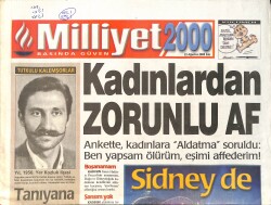 Milliyet 2000 Gazetesi 22 Ağustos 2000 - Naim De Hazır - Popun Yıldızı Bengü: Kenan Doğulu Elimden Tuttu GZ2889 - Gökçekoleksiyon