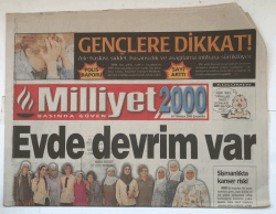 Milliyet 2000 Gazetesi 26 Temmuz 2000 - Bakandan Genetik Atak GZ5600 - 2