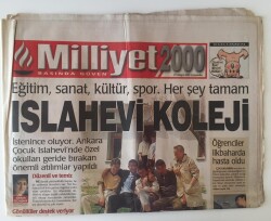 Milliyet 2000 Gazetesi 31 Mayıs 2000 - Kurtarılmış Çocuklar Islah Evi Koleji GZ11508 - 1