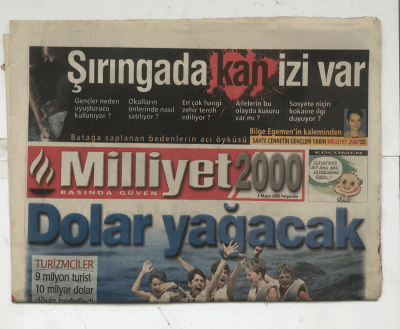Milliyet 2000 Gazetesi 4 Mayıs 2000 - Dolar Yağacak GZ5772 - 1
