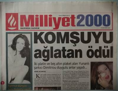 Milliyet 2000 Gazetesi 8 Aralık 2000 Madonna Yine Herkesi Şaşırttı -GZ37300 - 1
