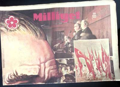 Milliyet 29 Ekim 1973 - Türkiye Cumhuriyeti 50.Yıl Kapak ATATÜRK, Cumhuriyet 50.Yıl Özel Eki GZ122362 - 1