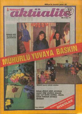 MİLLİYET AKTÜALİTE 17 OCAK 1988 - MÜHÜRLÜ YUVAYA BASKIN DRG551 - 1