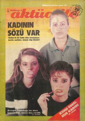 MİLLİYET AKTÜALİTE 25 EKİM 1987- ELİZABETH TAYLORUN EN SEVDİĞİ ROL DRG569 - 1