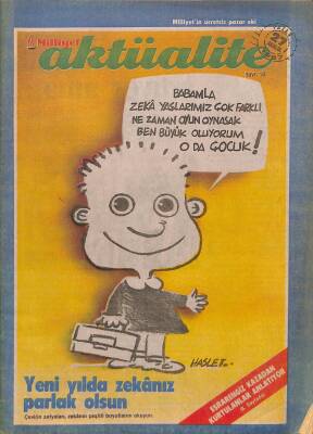 MİLLİYET AKTÜALİTE 27 ARALIK 1987 YENİ YILDA ZEKANIZ PARLAK OLSUN DRG553 - 1