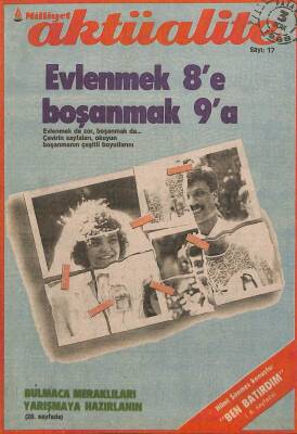 MİLLİYET AKTÜALİTE 3 OCAK 1988 EVLENMEK 8E BOŞANMAK 9A DRG554 - 1