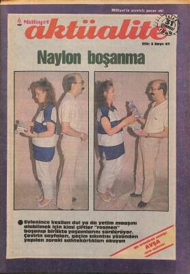 Milliyet Aktüalite 31 temmuz 1988 sayı47 Avşa , Naylon Boşanma DRG1290 - 1
