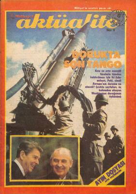 MİLLİYET AKTÜALİTE 6 ARALIK 1987 DORUKTA SON TANGO DRG557 - 1