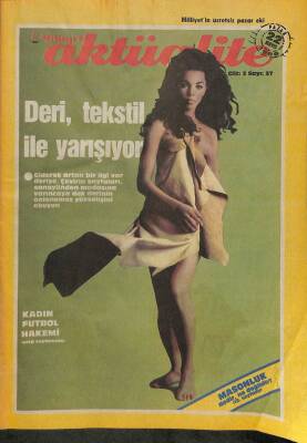 MİLLİYET AKTÜALİTE, Cilt 3 Sayı 37 22 Mayıs 1988 Deri Tekstil İle Yarışıyor DRG1282 - 1