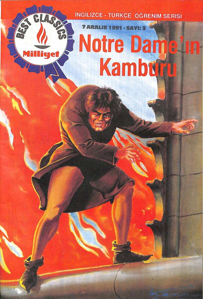 Milliyet Best Classics İngilizce - Notre Dame'ın Kamburu / 7 Aralık 1991 / Sayı:3 NDR90512 - 1