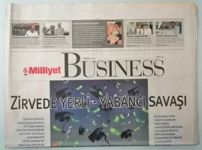 Milliyet Busıness Gazetesi 1 Ağustos 2004 Gümüşün Fabrikasını Kurdu Şimdi Çok Şık Mağazalarını Açıyor -GZ33485 - 1