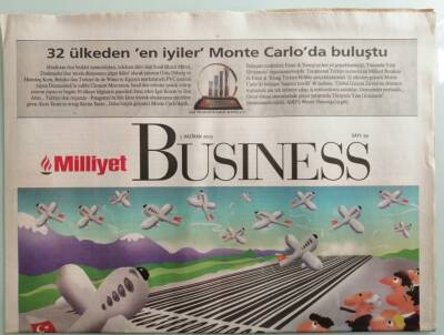 Milliyet Busıness Gazetesi 5 Haziran 2005 Türkün Zincirle İmtihanı - GZ37702 - 1