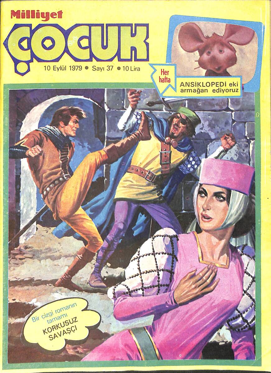 Milliyet Çocuk 10 Eylül 1979 Sayı: 37 - Pembe Panter - Çizgi Roman 