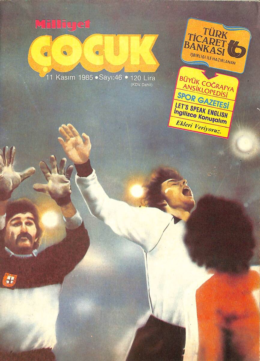 Milliyet Çocuk 11 Kasım 1985 Sayı: 46 - Red Kit - Ormanlar Kralı Robin - Kaptan Cousteau - Şirinler NDR97336 - 1