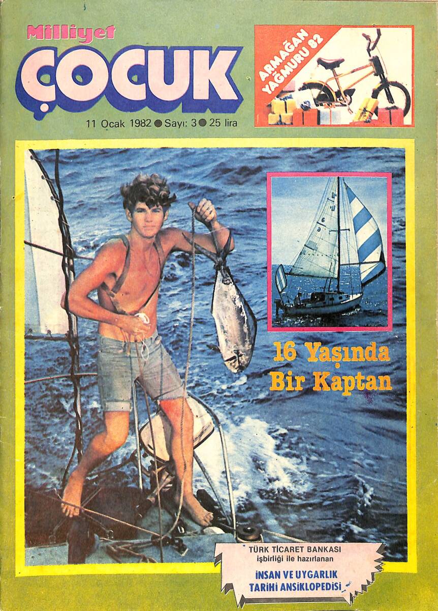 Milliyet Çocuk 11 Ocak 1982 Sayı: 3 - Red Kit - Baytekin - Tarzan - Şimşek Santrafor NDR97429 - 1