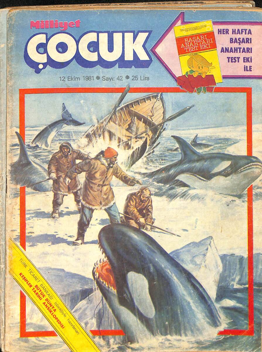 Milliyet Çocuk 12 Ekim 1981 Sayı: 42 - Ecel Yarışçısı - Yıldırım Teğmen - Demir Yumruklu Adam NDR98346 - 1