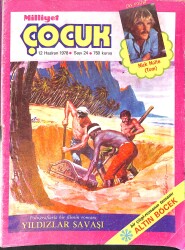 Milliyet Çocuk 12 Haziran 1978 Sayı: 24 - Uzay Çocukları - Pembe Panter - Çizgi Roman 