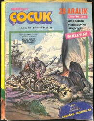 Milliyet Çocuk 14 Aralık 1981 Sayı: 51 - Red Kit - Tarzan - Demir Yumruklu Adam NDR98334 - Gökçekoleksiyon