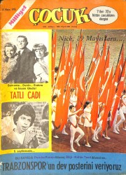 Milliyet Çocuk 14 Mayıs 1975 Sayı: 136 - Şampiyon - Kaptan Erik - Red Kit - Örümcek Adam - Boyama Sayfası 