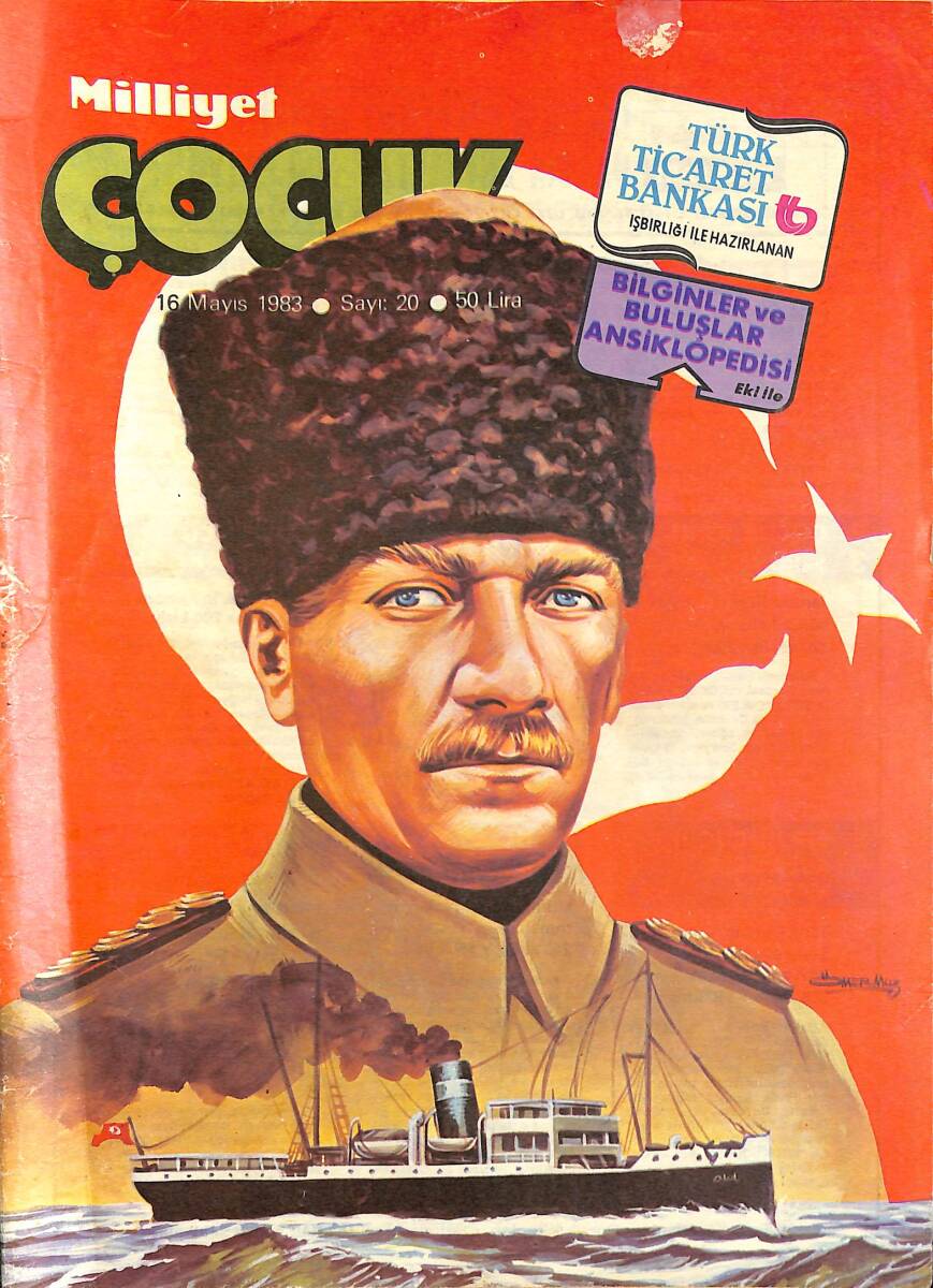 Milliyet Çocuk 16 Mayıs 1983 Sayı : 20 - RedKit Papatya Kasabası 3 NDR98387 - 1