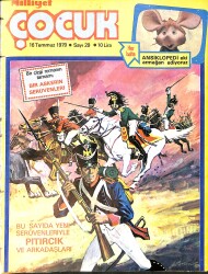 Milliyet Çocuk 16 Temmuz 1979 Sayı: 29 - Uzay Çocukları - Pembe Panter - Halit Kıvanç - Çizgi Roman Mevcut Değildir. NDR97443 - Gökçekoleksiyon