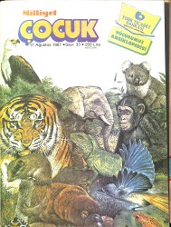 Milliyet Çocuk 17 Ağustos 1987 Sayı: 33 - Moby Dick - Robot Çağı Geliyor NDR98080 - Gökçekoleksiyon