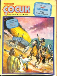Milliyet Çocuk 18 Şubat 1980 Sayı: 7 - Uzay Çocukları - Çizgi Roman 