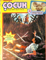 Milliyet Çocuk 19 Kasım 1979 Sayı: 47 - Uzay Çocukları - Çizgi Roman 