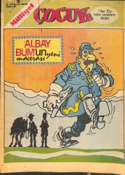 Milliyet Çocuk 2 Aralık 1972 Sayı: 9 - Kapak: Albay Bum - Tenten'in Maceraları 