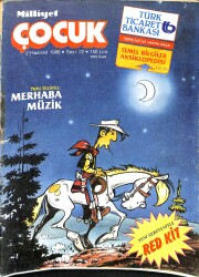 Milliyet Çocuk 2 Haziran 1986 Sayı: 22 - Kapak: Red Kit - Şirinler - Şimşek Santrafor - Dünya Kupasına Doğru 