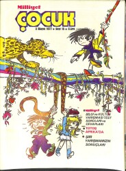 Milliyet Çocuk 2 Mayıs 1977 Sayı: 15 - Uzay Çocukları - Pembe Panter - Fenerbahçeli Cemil Futbol Öğretiyor NDR98160 - Gökçekoleksiyon