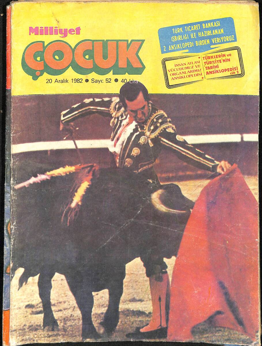 Milliyet Çocuk 20 Aralık 1982 Sayı: 52 - Pepsi, Pele Reklamı - Red Kit - Tarzan - Perihan Sözen - Ajda Pekkan NDR98072 - 1