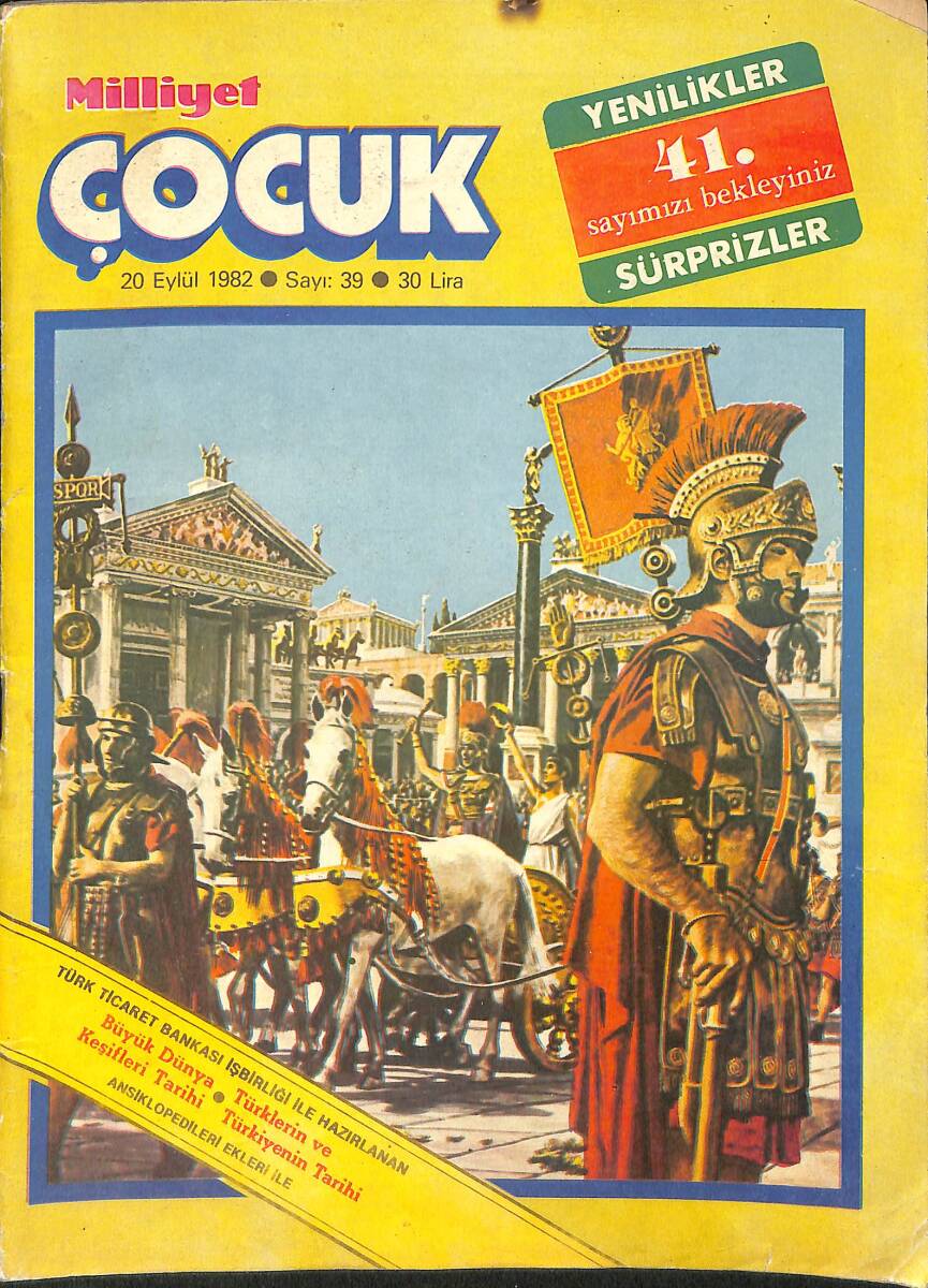 Milliyet Çocuk 20 Eylül 1982 Sayı: 39 - Red Kit - Bernard Prens - Kronos NDR98330 - 1